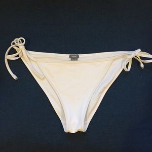 American Eagle White String bikini bottom